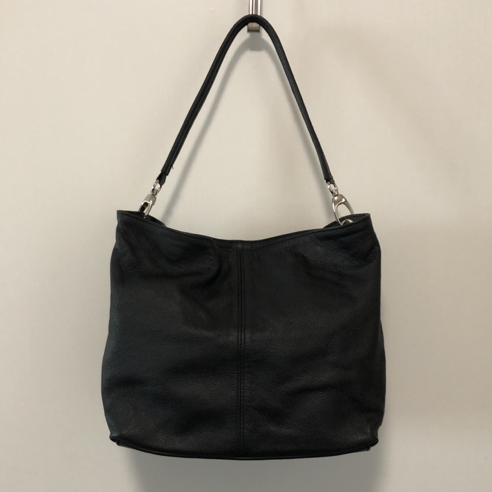 Deborah Gallo Bag Shoulder Style Black Leather